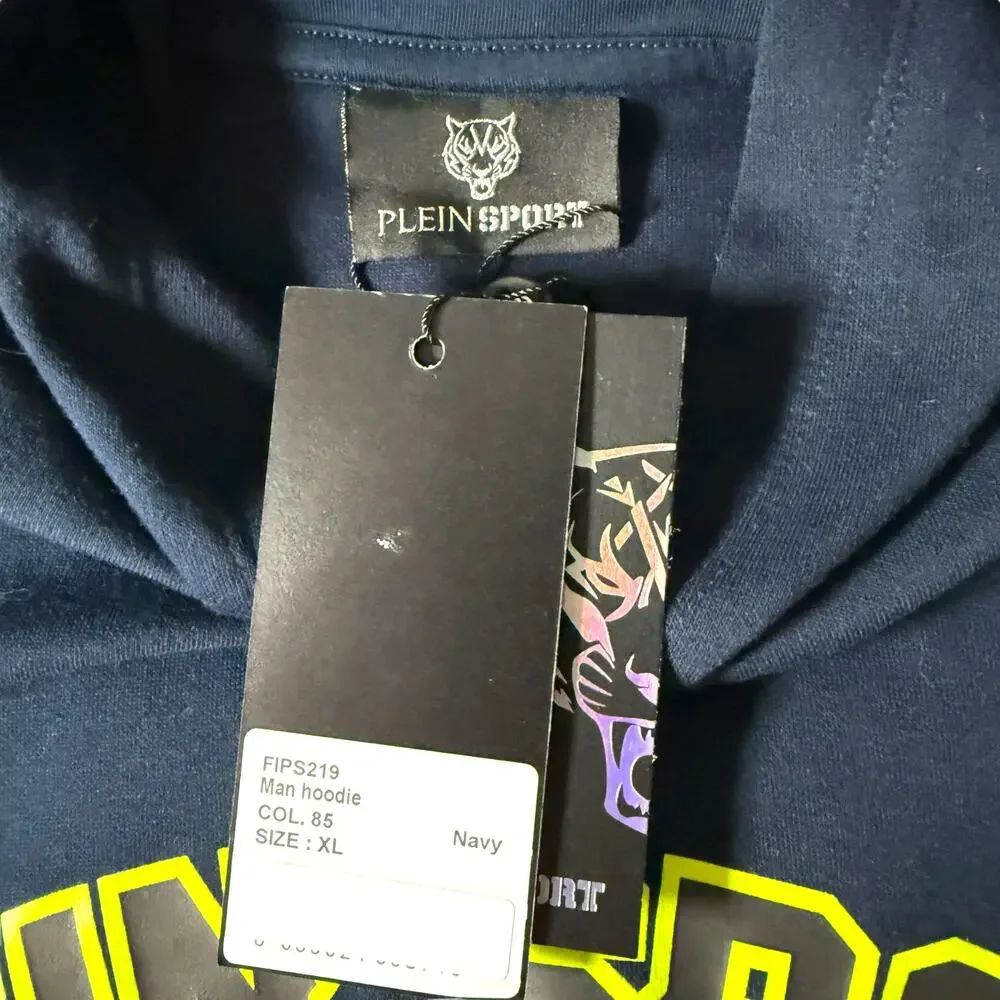 Philipp Plein Sport Designer Pullover Hoodie Men’s XL - Preppy Deadstock Luxury - Picture 11 of 16